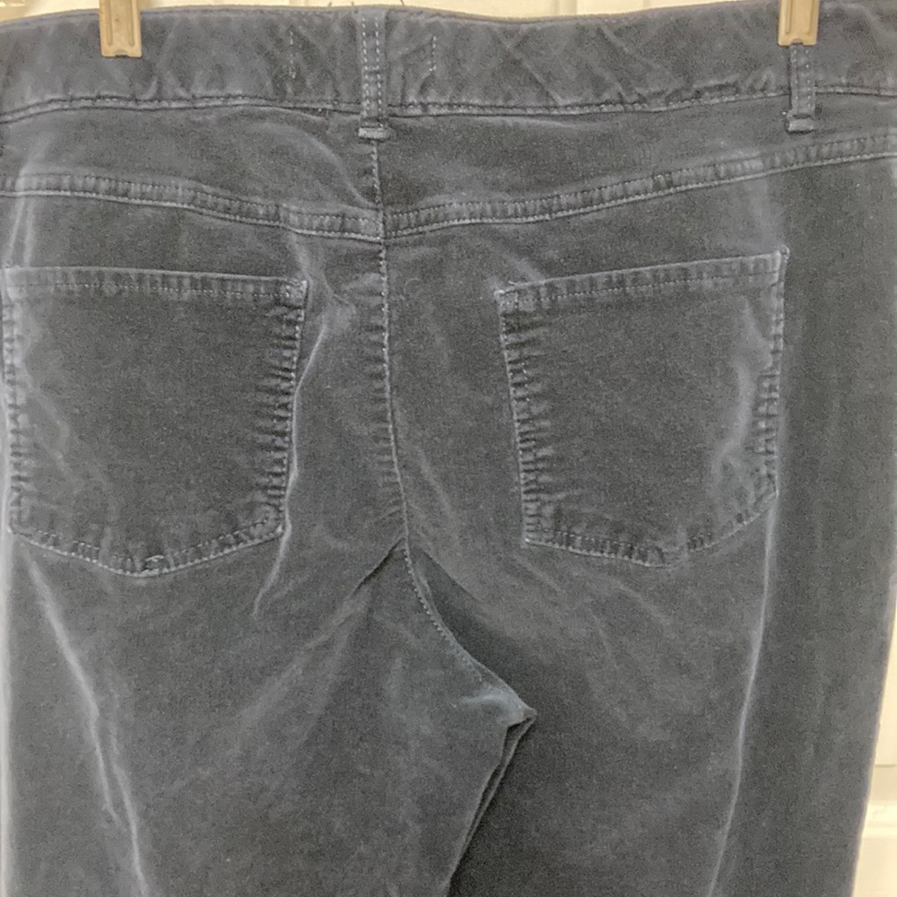 Ladies Navy Corduroy Pants - Picture 7 of 8